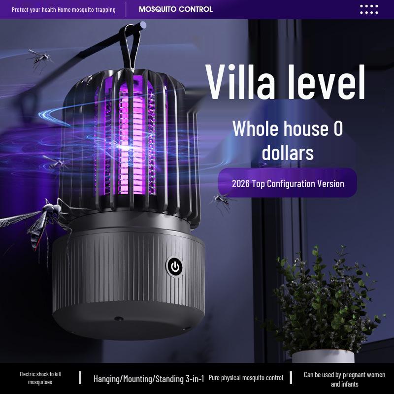 2026 Dual-Purpose UV Mosquito Killer Lamp for Indoor/Outdoor Use