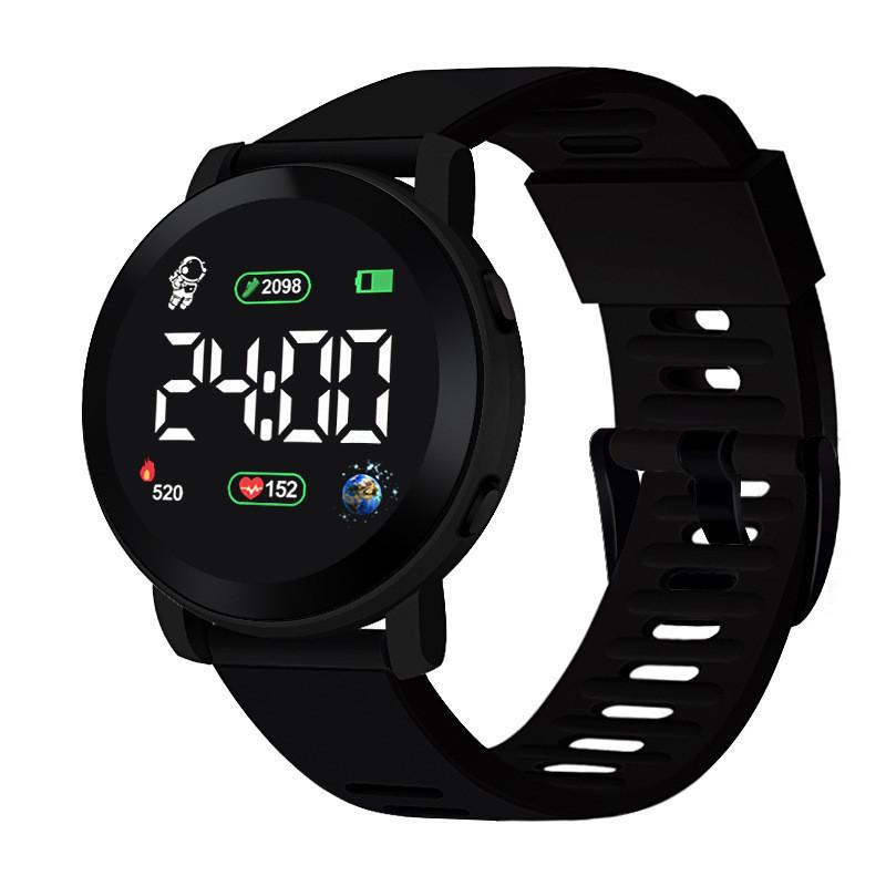 Space Explorer Kids Led Digital Watch With Night Light For Outdoor Play And School