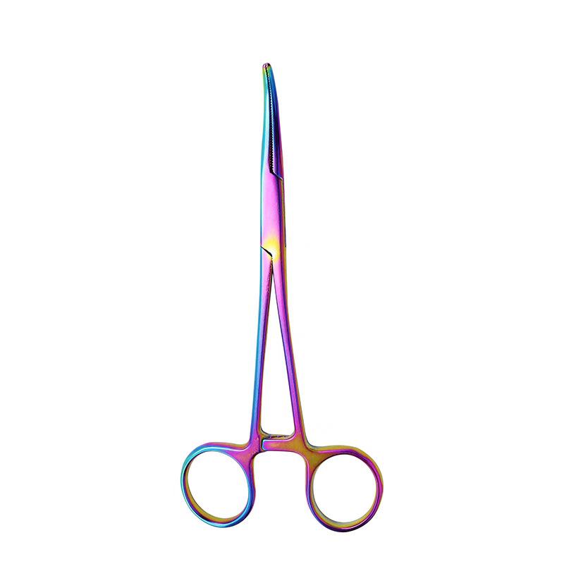 Hongwei Colored Stainless Steel Hemostatic Forceps & Needle Holders for Pets & Fishing Hook Removal