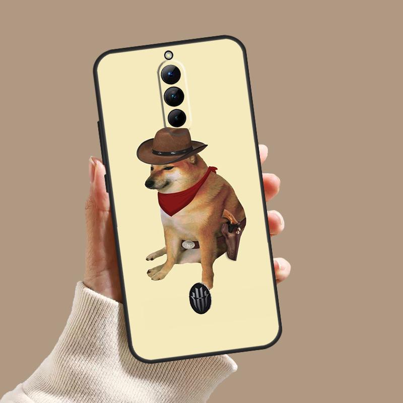 Funny Cheems Doge Case For ZTE Nubia Red Magic 10 10S 9S 8S 8 9 11 Pro Plus 6 7 6S 7S Pro 5G 6R 10 Air Cover
