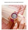 OUBAOER Women's Casual Mechanical Watch with Roman Numeral Dial, Waterproof Design