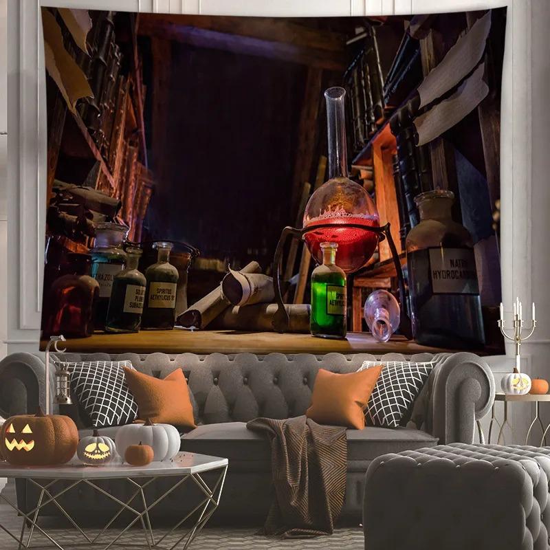 

Декоративний гобелен з малюнком каміна. Домашня стіна. Вітальня. Офіс. Декоративний гобелен 100x75cm