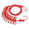 Elastic Outdoor Portable Elastic Travel Clothes Hanger Windproof Outdoor Clothesline Laundry Drying Line Retractable Clothesline