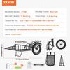 Fahrrad-Lastenanhänger, 31,8 kg Ladekapazität, Robuster Fahrrad-Wagen, Kompakte Lagerung & Schnellspann-Struktur mit Universal-Kupplung, 20-Zoll-Räder,