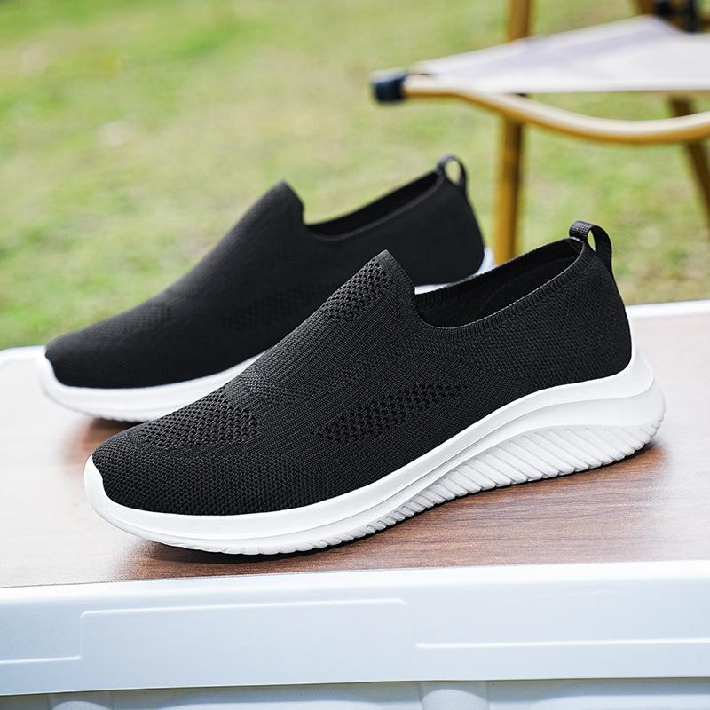 Spring New Couple Fly-woven Socks Mesh Shoes Fashion Casual Sports Shoes Running Shoes