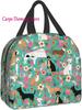 Unisex Food Warmer Bag Chihuahua Dog Lunch Bag Reusable Lunch Box Lunch Cooler Tote
