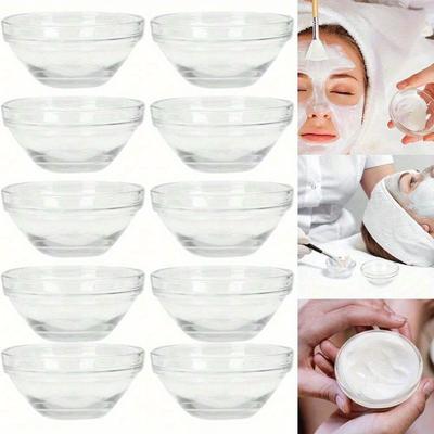 10 SZT Miseczka na Olejek Eteryczny do Maseczki do Twarzy Narzędzia do Makijażu Twarzy Pielęgnacji Skóry Miseczka do Mieszania do DIY Miseczka do Mieszania Aplikator Salonowy