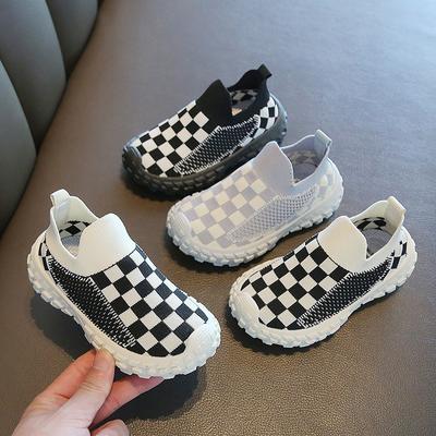 Children's Sports Shoes Breathable Mesh Dhoes Soft Sole Woven Shoes Casual Kids Shoes
