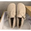 Vinterskor Dam Rund Tå Slip-on Damskor Loafers Päls Casual Sneaker Höst Modis Slip on Klänning Mockasin Ny Höst