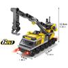 6 IN 1 fai da te City Construction Team Camion Gru Carrello elevatore Piccole dimensioni Blocchi da costruzione Kit Figure Mattoni Giocattoli educativi per bambini 6+