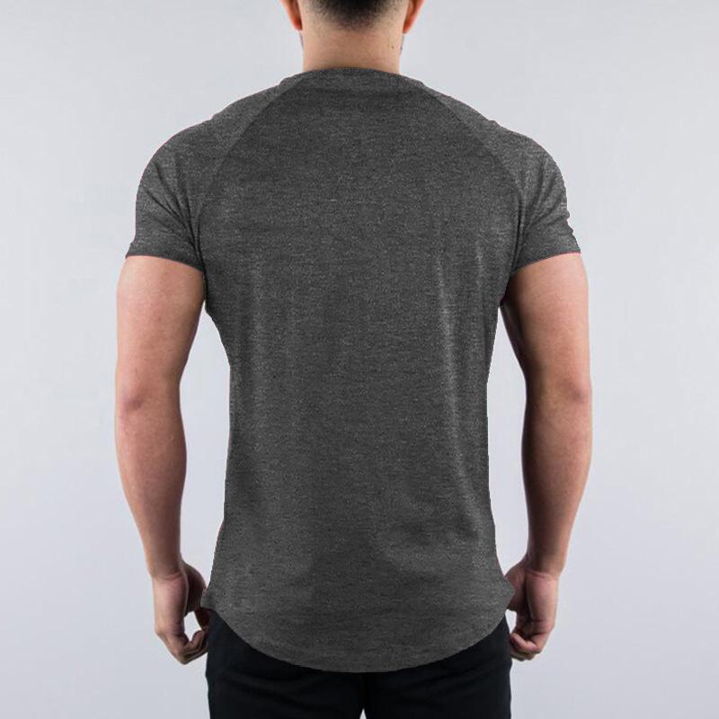 New Men'S Polo Shirt Made Of Pure Cotton With Dropped Shoulders High-Quality Loose Fit For Fitness Versatile For Daily Exercise Short Sleeved Casual