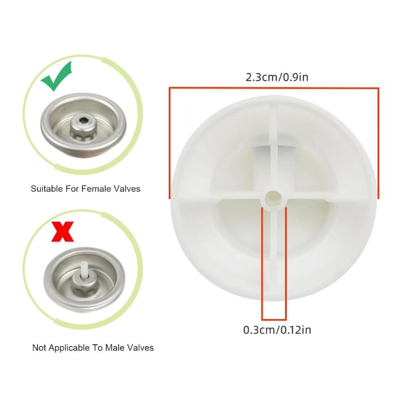 Set Of 10 High Density Polyethylene Sprayer Paint Caps With Accuracy Nozzle Design Sturdy Sprayer Bottle Nozzle Tip