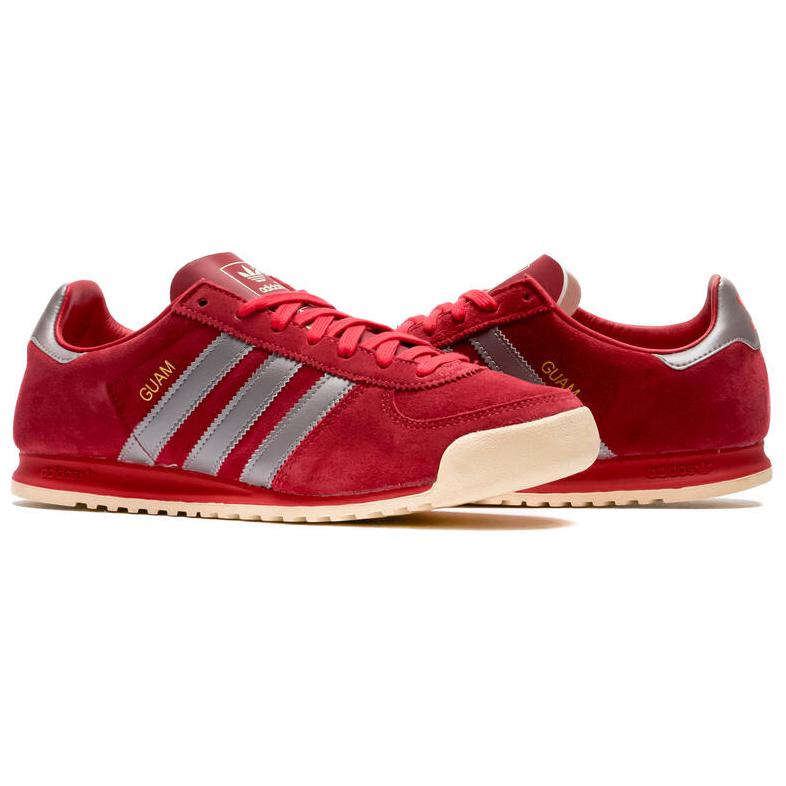 Adidas Originals Guam Trendy Comfortable Durable Breathable Low-Top Casual Shoes Men Casual Shoes Red IG6182
