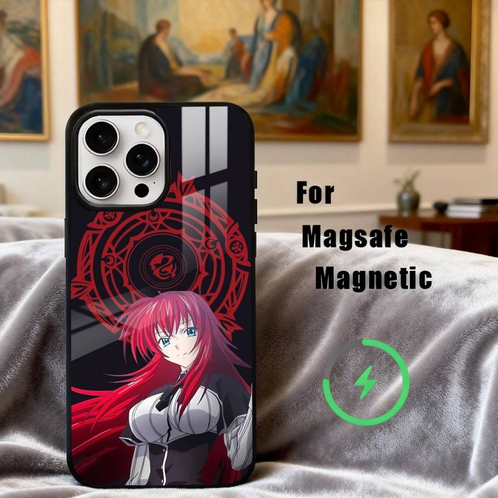 Anime E-Ecchi H-High S-School DxD Phone Case For iPhone 17,16,15,14,13,12,Plus,Pro,Max for Magsafe Magnetic Wireless Charging