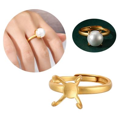 18x21 19x19mm Apertura Anelli Vuoti da Donna Base Anelli Eteromorfi Supporti Fai da Te Donne Uomini Impostazione Gioielli Fabbricazione Accessorio