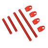 RC Car Shell Post Sturdy Shockproof Aluminum Alloy Car Shell Column with R Pins for 1:10 Road