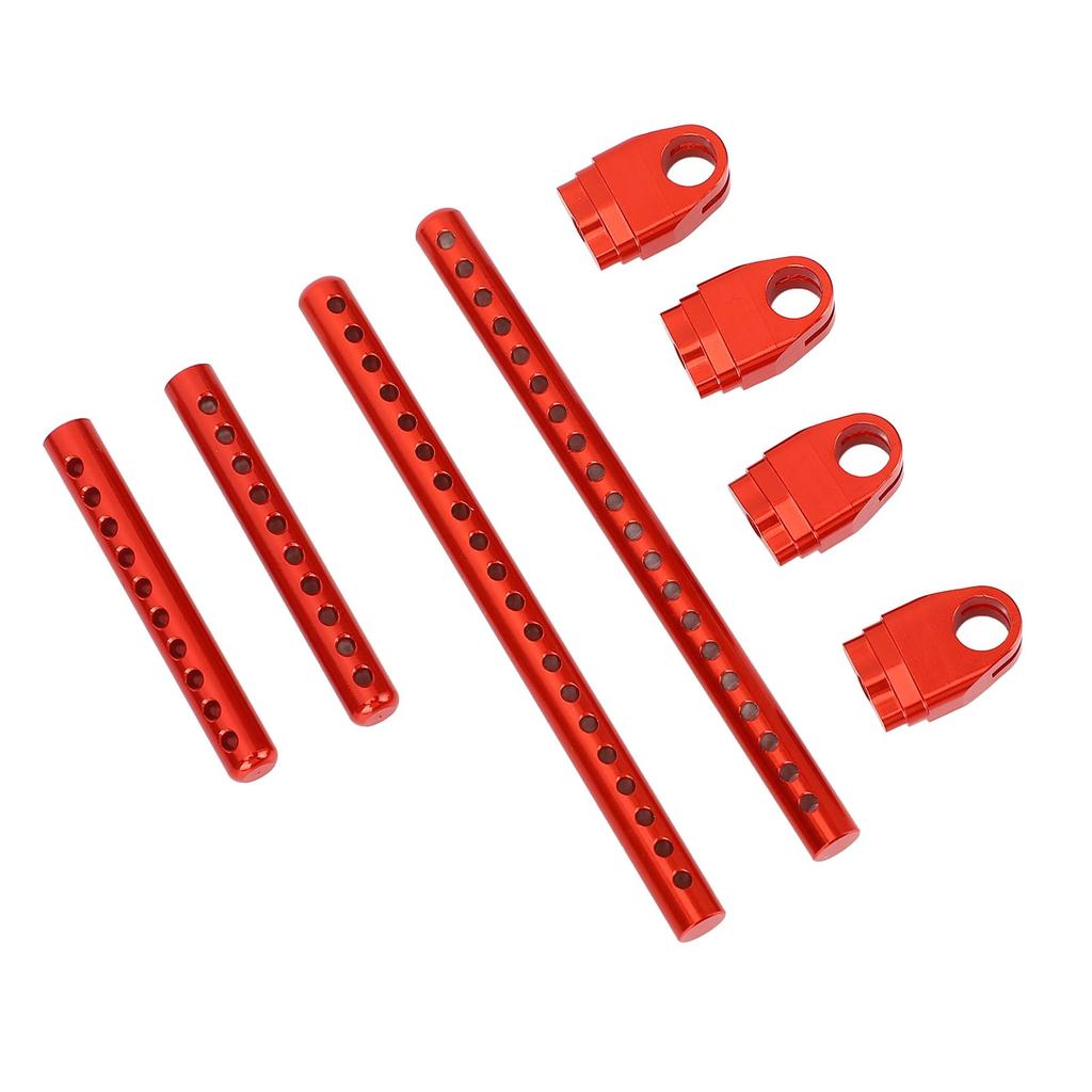 RC Car Shell Post Sturdy Shockproof Aluminum Alloy Car Shell Column with R Pins for 1:10 Road