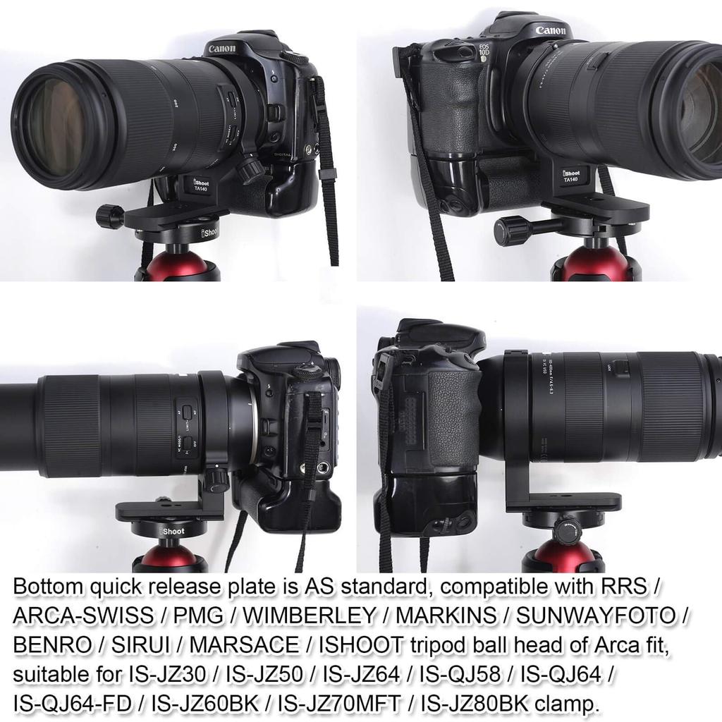 iShoot Tripod Mount Designed for the Tamron Di VC USD This tripod mount support bracket features an quick release plate at the compatible with type