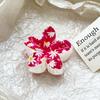 Romantic Frangipani Hair Clips with Printed Hairpins and Flower Hairpins for The Back of The Head