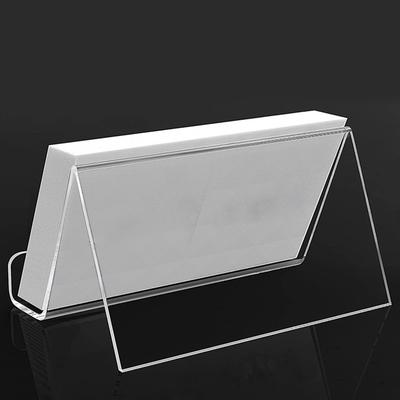 6/10pcs Acrylic Business Card Holder Multi-functional Name Card Cases Storage Rack Transparent Clear Acrylic Desktop Display