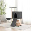 VidaXL Cat Tree with Sisal Scratching Posts Dark Grey 96 Cm 171647