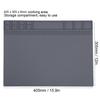 Repair Mat Magnetic Silicone Heat Resistant Computer Phone Solder Station Pad 405x305x8mm
