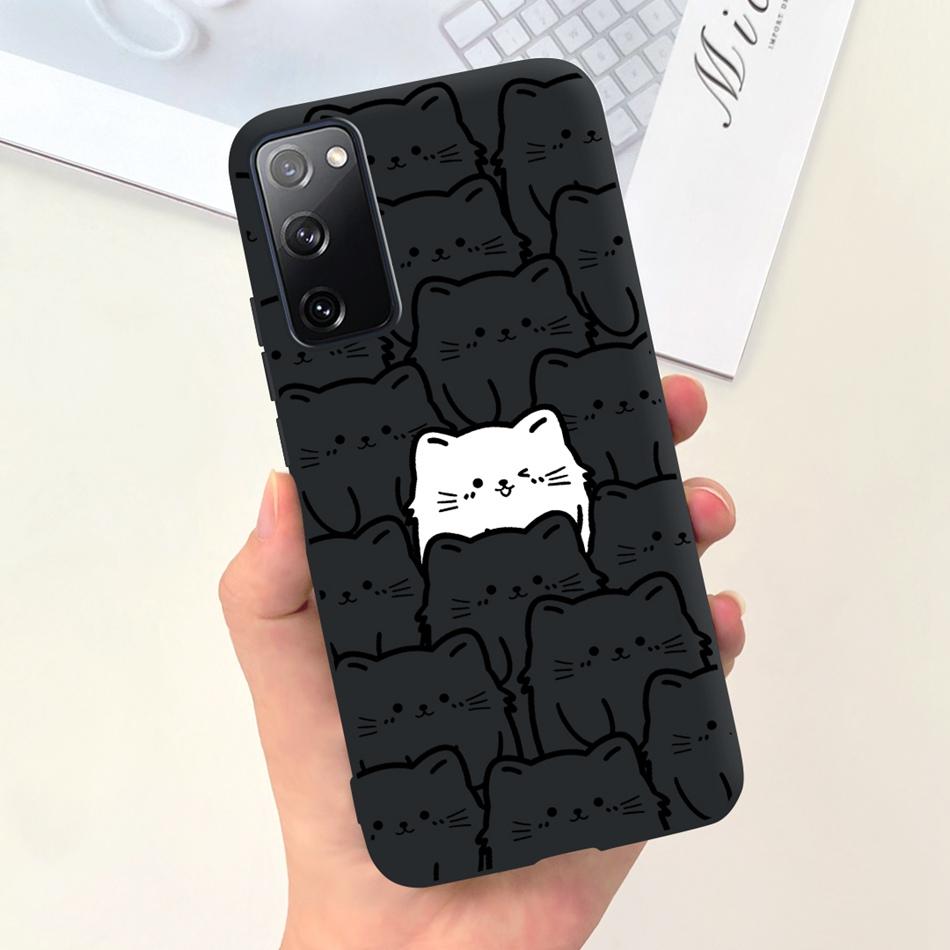 

For Samsung Galaxy S20 FE Case Samsung S20FE 4G 5G SM-G780F G781B Cute Cartoon Soft Silicon Jelly Phone Back Cover S20 FE
