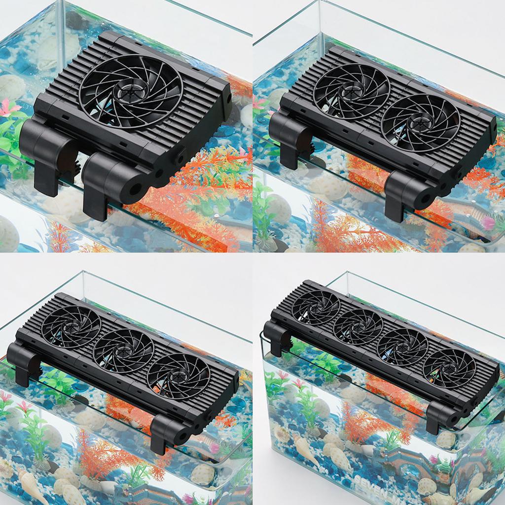 Ventilatore Raffreddatore per Acquari Ventola con Morsetto Facile per Uso Domestico e in Ufficio Acquari con 5 Velocità Regolabili Dispositivo di Raffreddamento a Basso Rumore