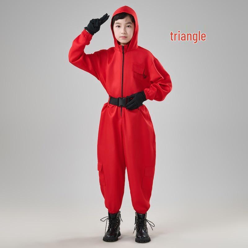 Children's Money Heist Dalí Jumpsuit Halloween Cosplay Costume