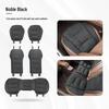 Luxurious Nappa Leather Car Seat Cushions - Thick, Non-Slip, Full Set for Five-Seater Cars
