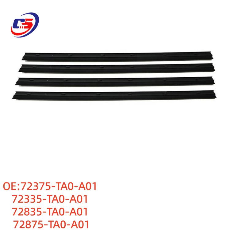 Honda Glass Inner Press Strip 72335-TA0-A01, 72835-TA0-A01, 72875-TA0-A01 Compatible. 72375-TA0-A01