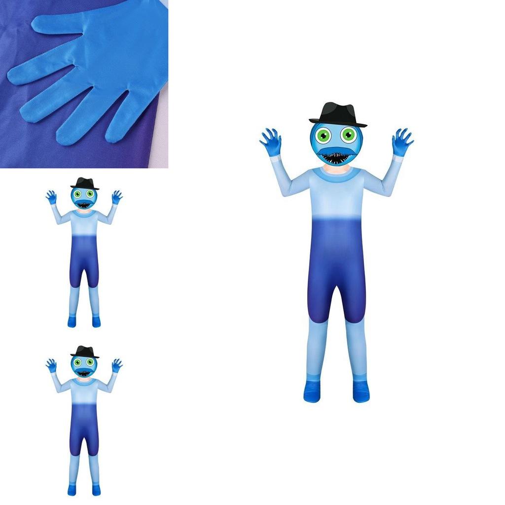 Get Ready To Hug It Out With These Fun Poppy Playtime Huggy Wuggy Dad Jumpsuits And Masks!