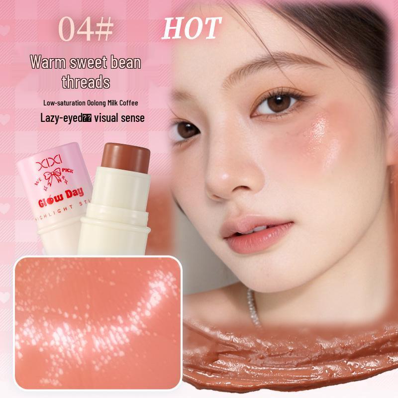 XiXi Sweet Oxygen Cherry Blossom Blush Stick: Brightening & Natural Look Cream for Energetic Skin
