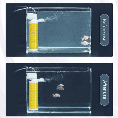 Aquariumfilter mit Wasseraufbereitungspumpe, biochemischer Filter, geräuscharmer Innenfilter zur Sauerstofferhöhung