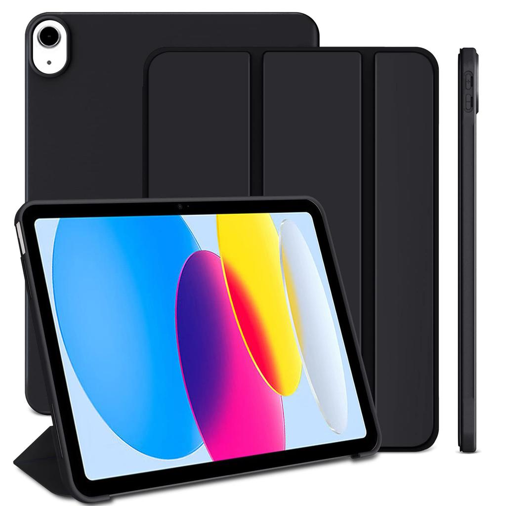Case for IPad (A16) 11 2025 11th Generation /10th Generation 10.9 2022 Tri-fold Stand Flip Cover with Soft TPU Back Shell