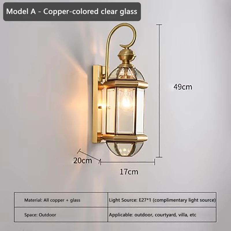 Porch Sconce Balcony Garden Outside Wall Lamp Vestibule Outdoor Wall Light Waterproof IP65 Radar Motion Sensor Outdoor Lighting