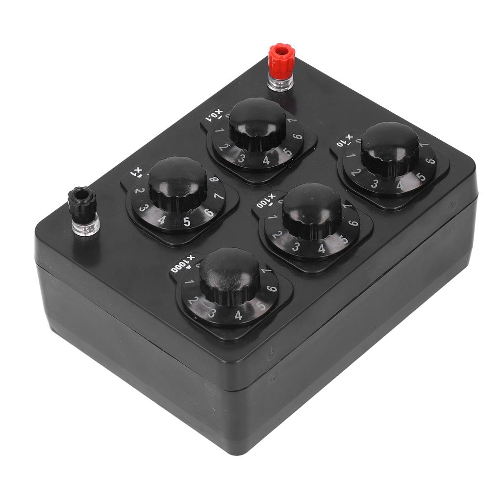 Adjustable Decade Resistor 0‑9999.9 Ohm Variable Resistance Box Variable Decimal Lab Resistor Substitution Box