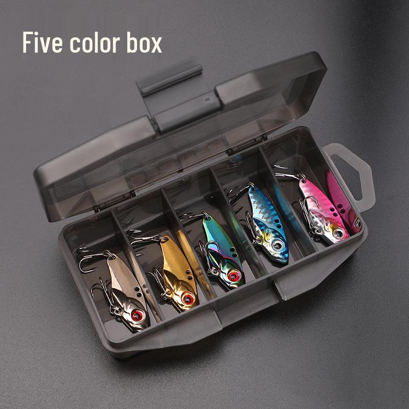 Вибрирующая погремушка VIB приманка: Универсальная металлическая приманка для ловли басса с чешуей дракона 15g