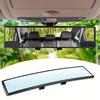 Espejo retrovisor gran angular - Resistente a la niebla y antideslumbrante, Vidrio curvado para visibilidad - Accesorio premium para el interior del coche