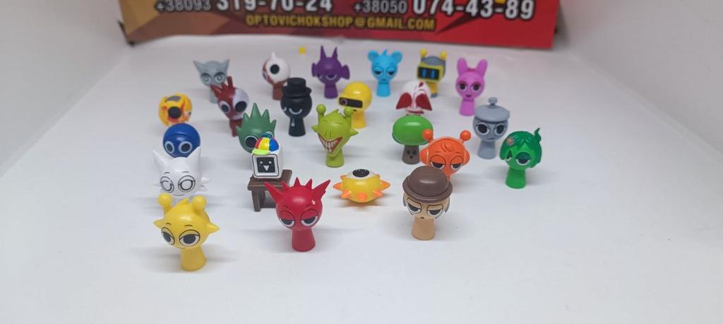 Фигурки спрунки Sprunki детский набор игрушки 24 шт 5 см