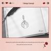 Silver Ziyun Cute Rabbit 925 Sterling Silver Pendant with European and American Style Pearl Jewelry SCC1439