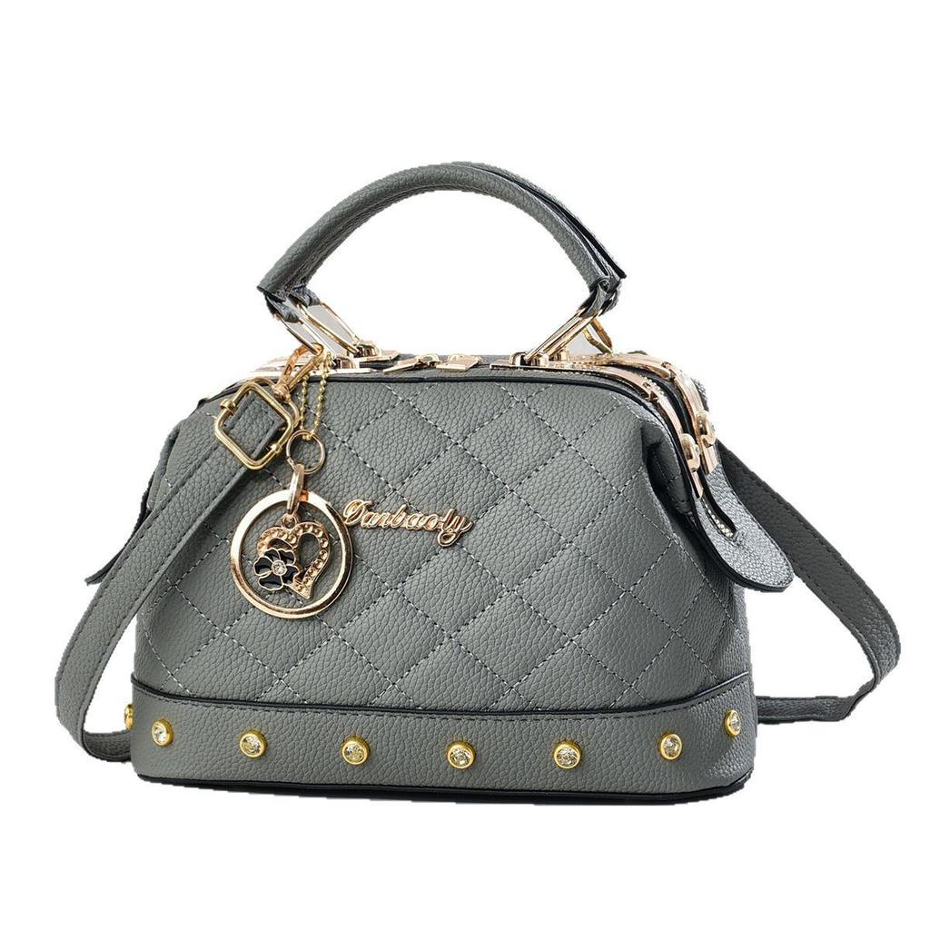 Kissenförmige Handtasche 2025: Stilvolle Damen-Schultertasche mit großem Fassungsvermögen und Stickerei