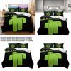 Billie Eilish 3piece Bed Cover And Pillowcase Set With Durable Polyester Fabric