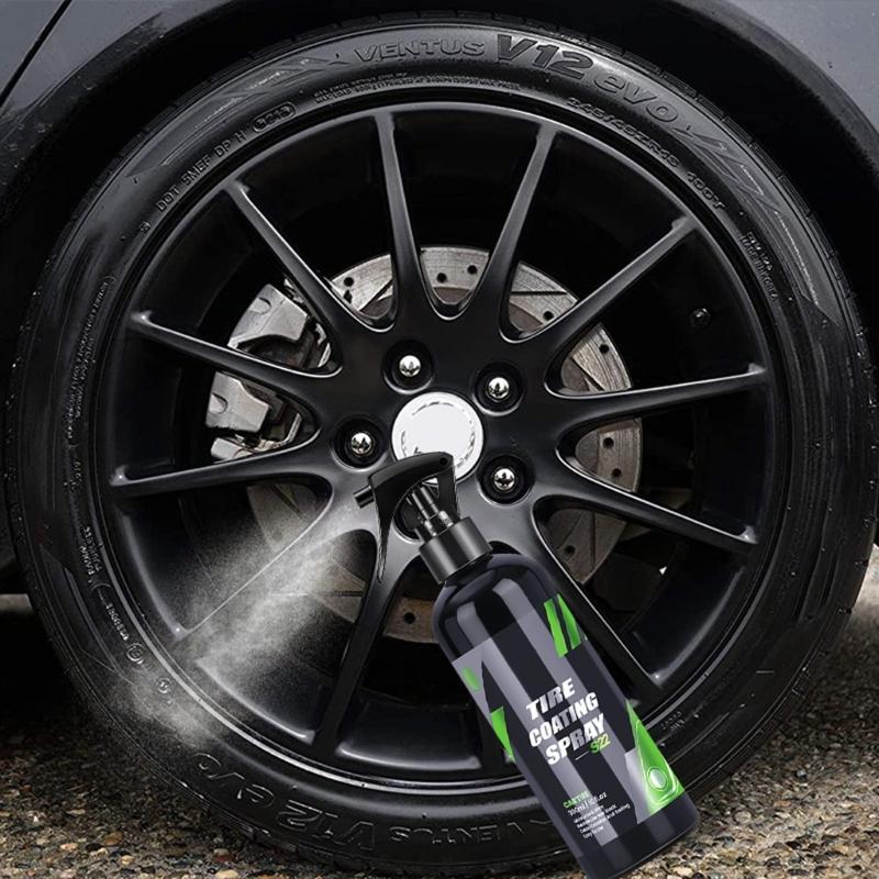 Tragbarer Reifenpflege-Aufbereiter Hydrophobe Reifenbeschichtung Schnelle Anwendung Reifen Glanz-Verstärker Upgrades für Fahrzeug