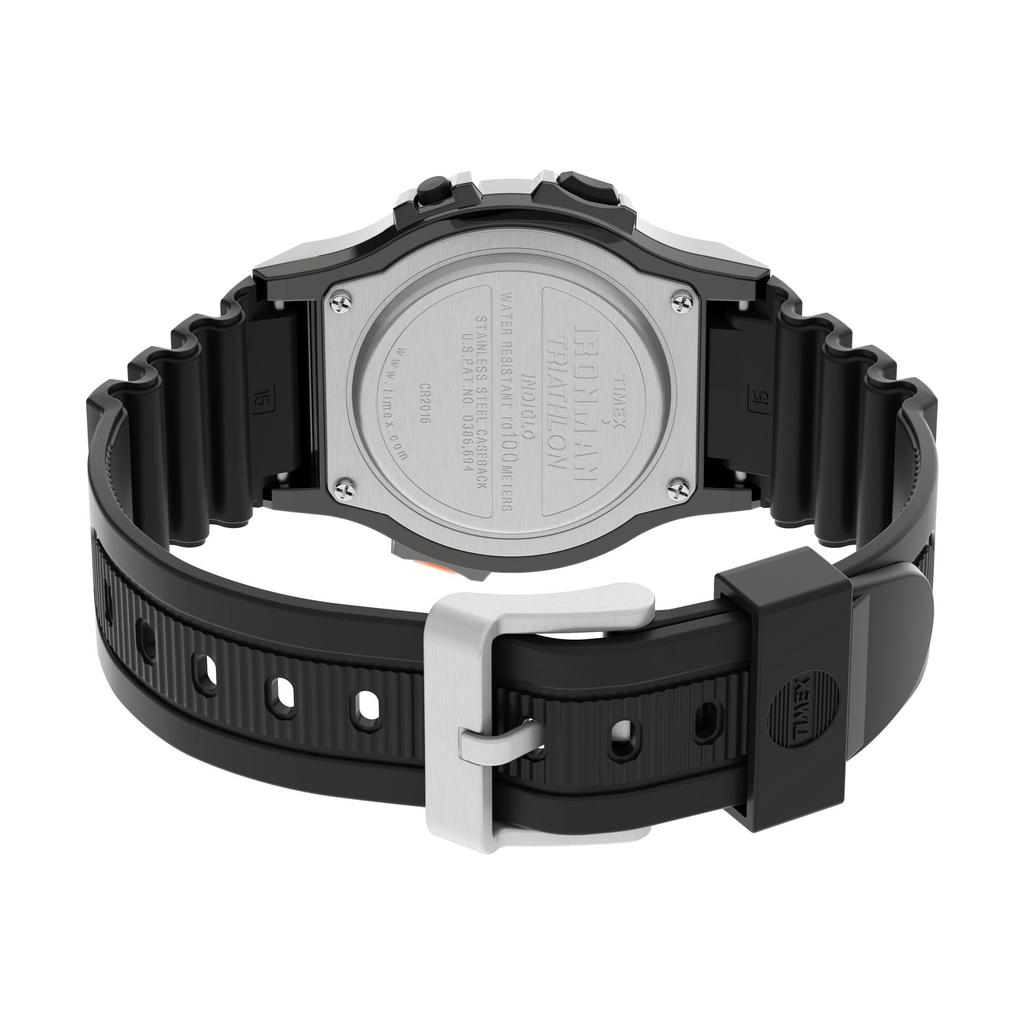 Timex Ironman Classic 42mm Watch Black Digital Gray Black Strap Men's - Strap, Dial, Case,