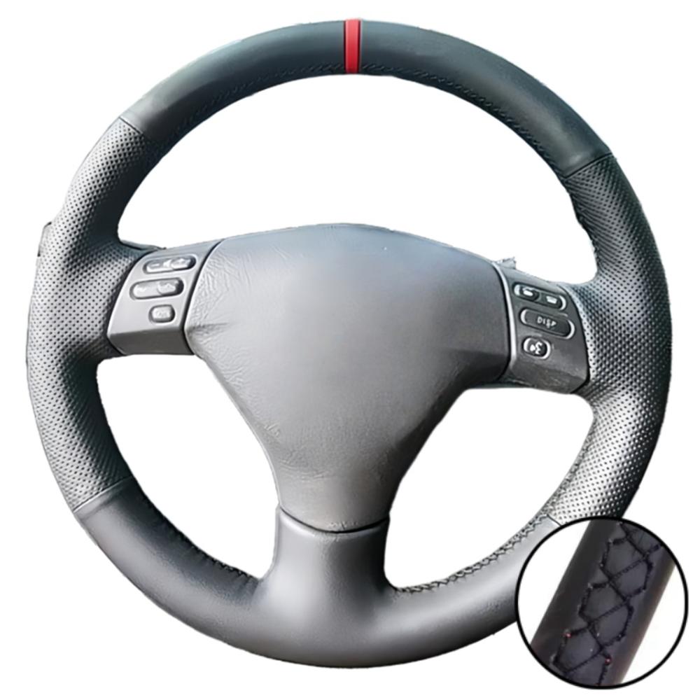 Car Interior Hand Stitched Artificial Leather RX330 RX400h RX400 Toyota Corolla Verso Camry Steering Wheel Cover For Lexus