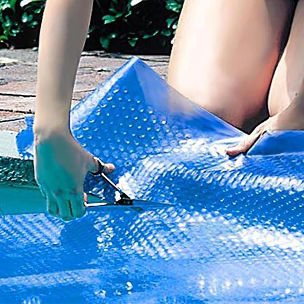 Solar Poolabdeckung Schwimmbad Blasen-Solarabdeckung Wärmehaltende Decke Verschleißfest Freischneidbar Solarabdeckungen Für Sonne