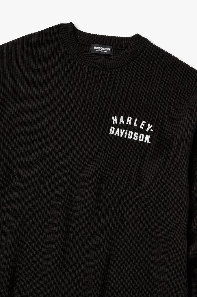 HARLEY-DAVIDSON COLLECTIONS® Mke Cloud Nine Pletenina _Černá Hh15312002