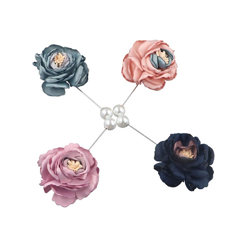 

Pearl Corsage Korean Style Brooch Vintage Wedding Brooch Women Flower Brooch Clothing Accessory pink-A
