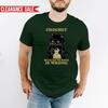 Strick-Schwarz-Häkel-T-Shirt Weil Mord Falsch Ist Aufdruck Lustiges Katzen-T-Shirt Top